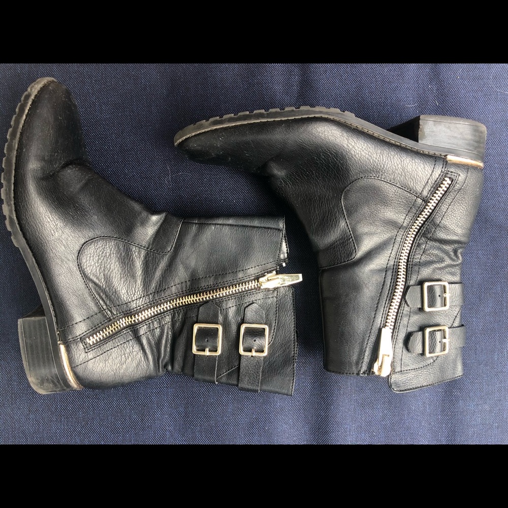 Calvin Klein combat boots 8.5